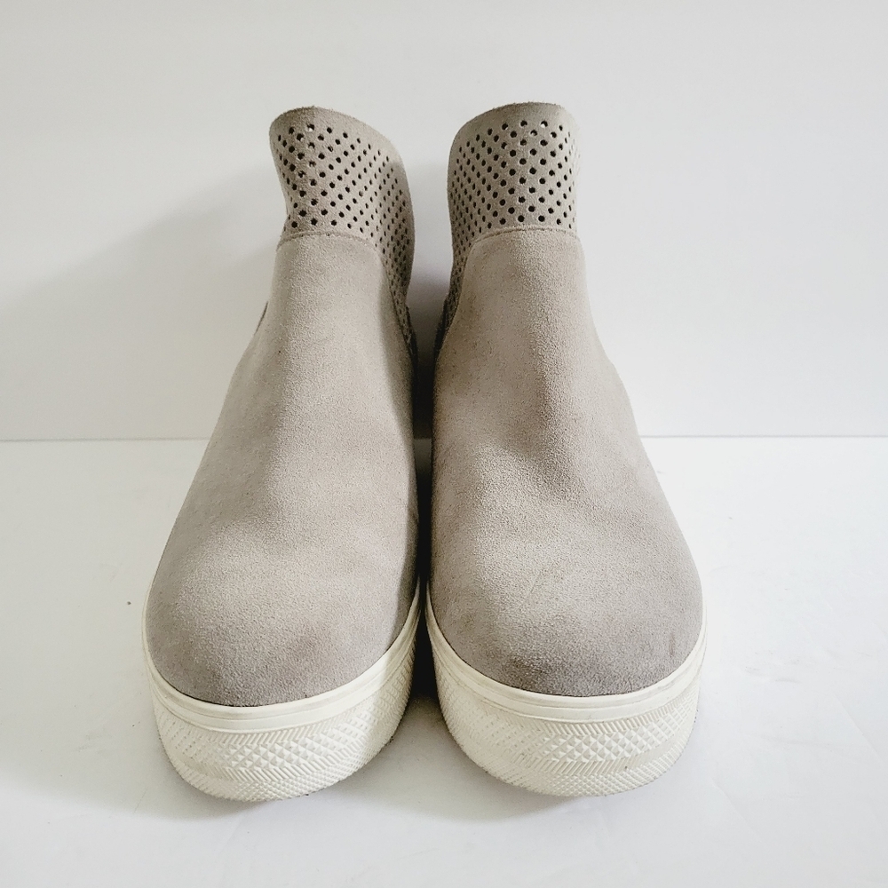 NEW Steve Madden  Ankle Booties Suede Leather Zip-on Size 11 - Picture 2 of 6